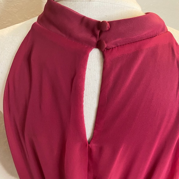 Lane Bryant Halter-Neck Shirred-Detail Maxi Dress - 20W - NWT - Picture 7 of 16